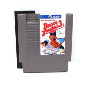 NES Ryne Sandberg Plays Bases Loaded 3 (Nintendo Entertainment System, 1993)